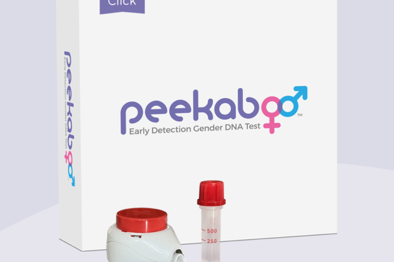 Reveal Your Baby’s Gender at Just 6 Weeks with the Peekaboo At-Home DNA Test.
